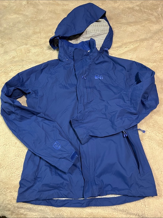 REI Jackets & Blazers - REI Royal Blue Women's Hooded Shell Jacket
